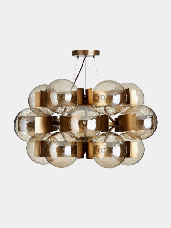Allis Chandelier glass and gold
