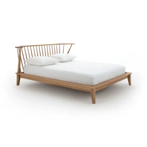 Caspian Solid Oak Bed