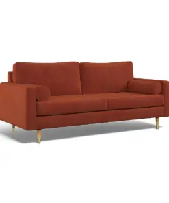 Coco Mid-Century Velvet 3 Seater Sofa