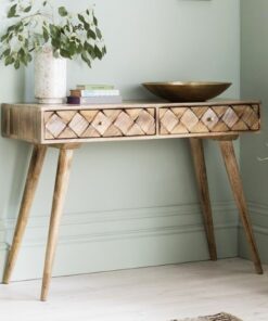 Margaery Mango Wood Console Table