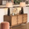 Oscar Cane & Oak Sideboard