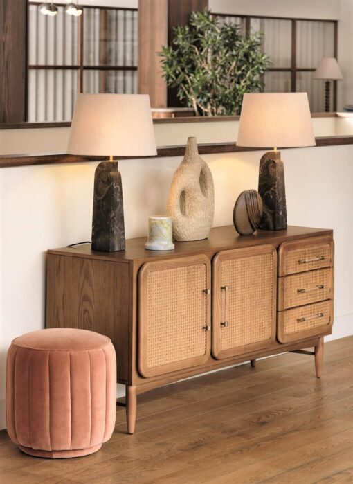 Oscar Cane & Oak Sideboard