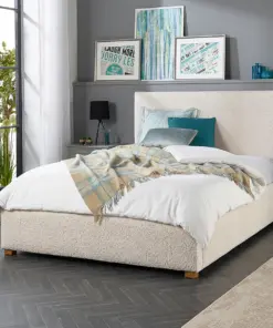 Teddy Bouclé Ottoman Storage Bed