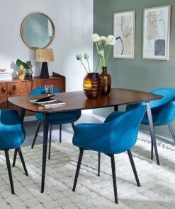 Vintage Style Inlaid Dining Table