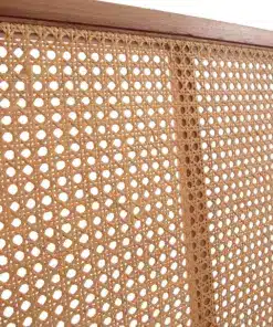 Waska Rattan & Oak Bed