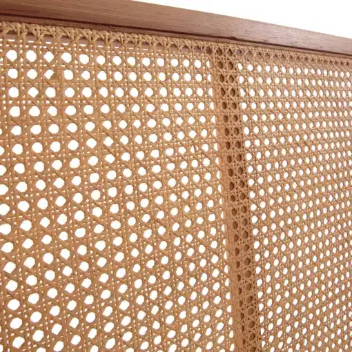 Waska Rattan & Oak Bed