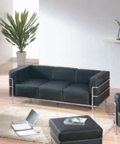 Corbusier Style LC2 3 Seater Sofa