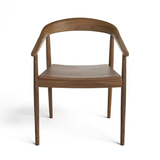 Galb Wooden Table Armchair