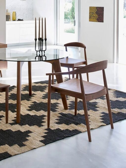 Galb Wooden Table Armchair
