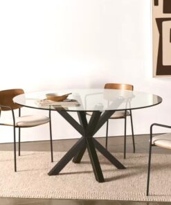 Argo Round Glass Table