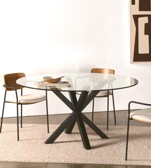 Argo Round Glass Table