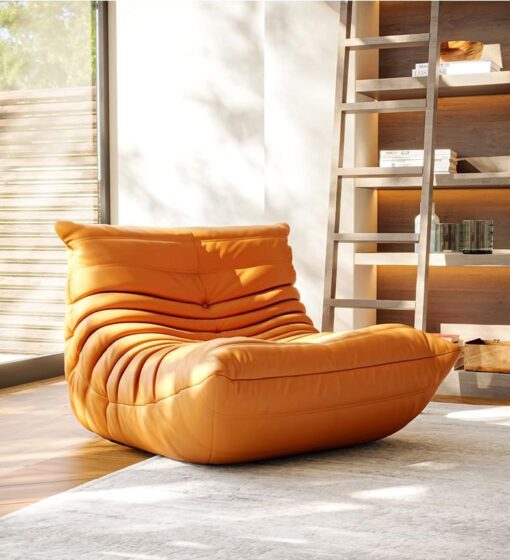 Lazy Bean Bag Chair: Togo sofa dupe