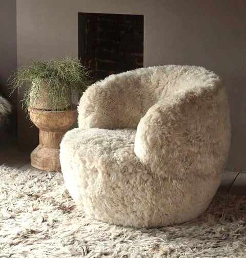 Solange Sheepskin Armchair