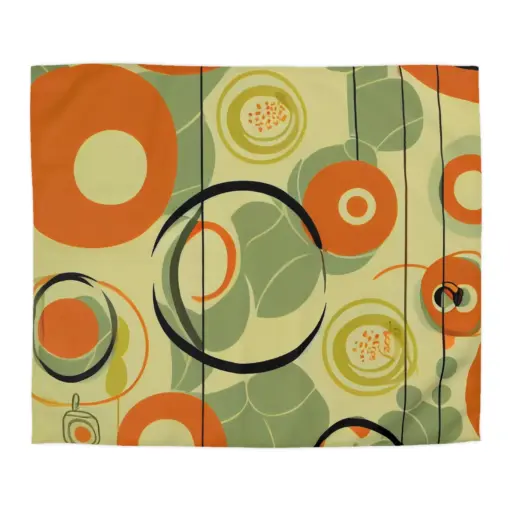 70s Abstract Duvet Cover