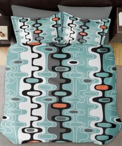 Abstract Mid Century Modern Duvet Cover