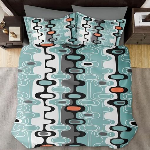 Abstract Mid Century Modern Duvet Cover