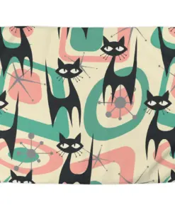 Atomic Cat Duvet Cover