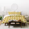 Mid Century Yellow Duvet Cover