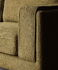 Olive Chunky Boucle Sofa