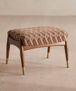 Theodore Footstool Vende Jacquard