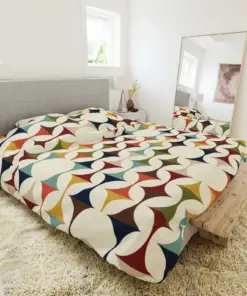 Vibrant Mid Century Duvet Cover