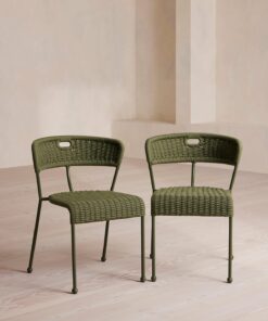 Lisson Pair of Stacking Dining Chairs