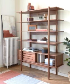 Carolin Walnut Shelf Unit