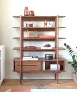 Carolin Walnut Shelf Unit
