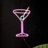 Cocktail Glass Neon Wall Light