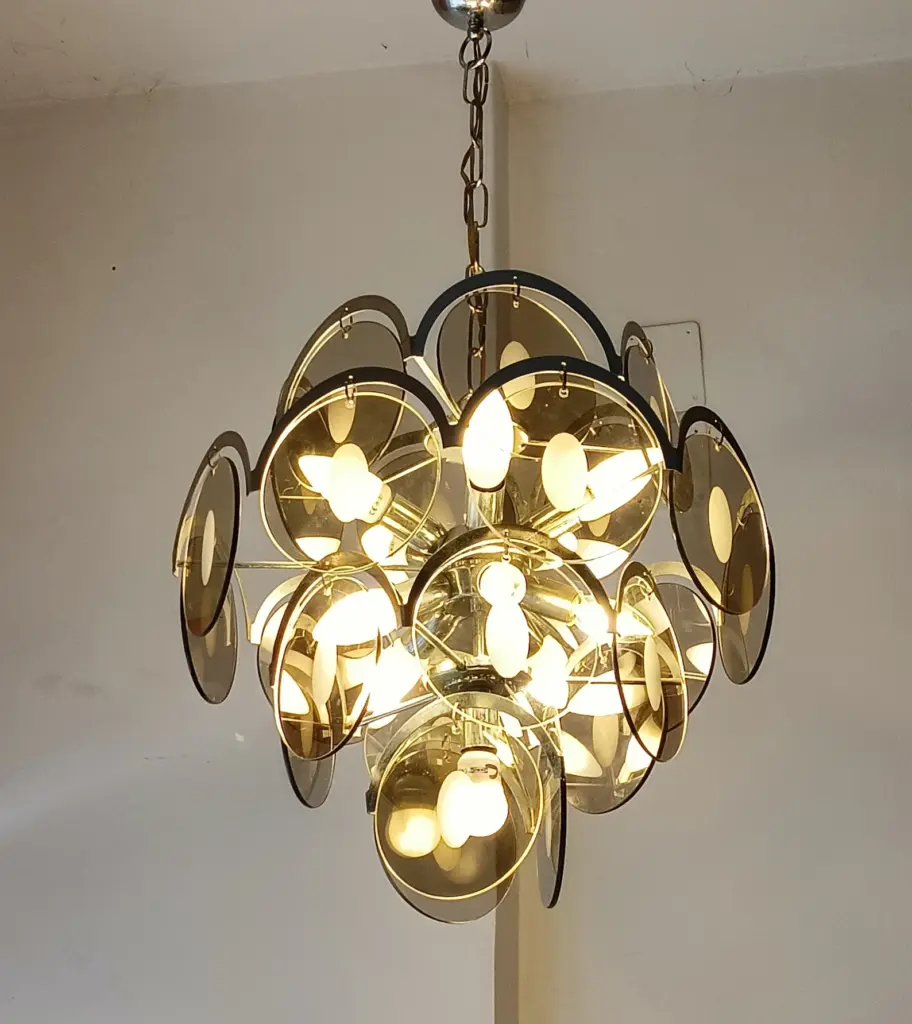 1960s Murano Glass Chandelier
