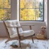 Dylan Chalk Boucle Armchair