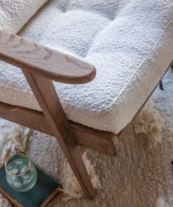 Dylan Chalk Boucle Armchair