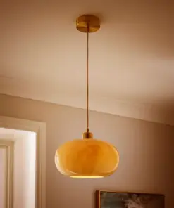 Lacey Alabaster Pendant Light