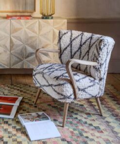 Mina Printed Armchair