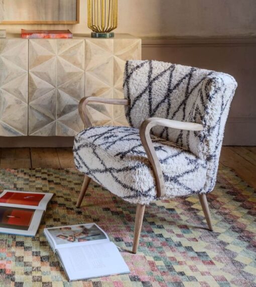 Mina Printed Armchair