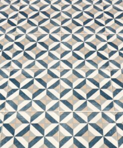 Modernist Blue Sheet Vinyl Flooring