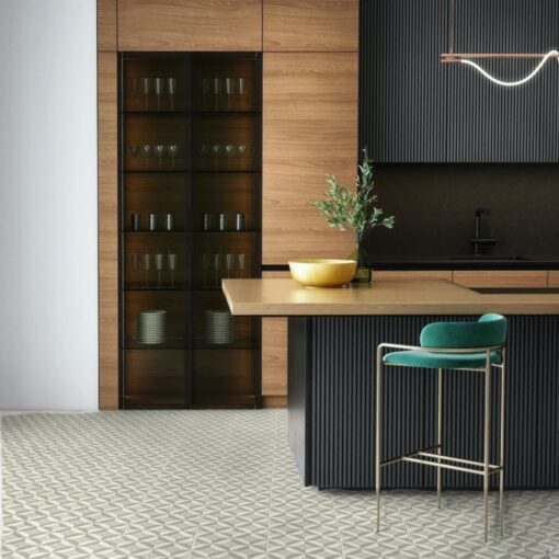 Modernist Pale Sheet Vinyl Flooring
