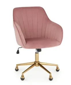 Connie Pleated Velvet Office Chair