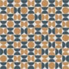 MCM Ochre Sheet Vinyl Flooring