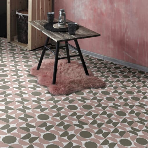 MCM Rose Sheet Vinyl Flooring