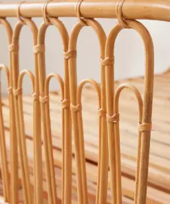Canoga Double Rattan Bed