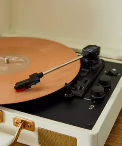 Crosley Cream Cruiser Vinyl Record Player With Bluetooth
