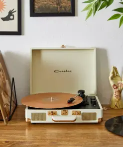 Crosley Cream Cruiser Vinyl Record Player With Bluetooth