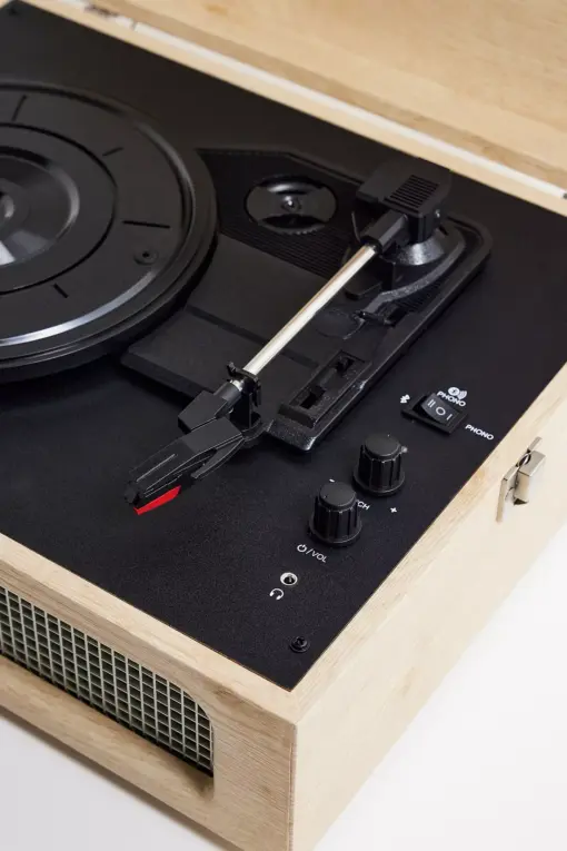 Crosley Voyager Wooden Portable Bluetooth Audio Turntable