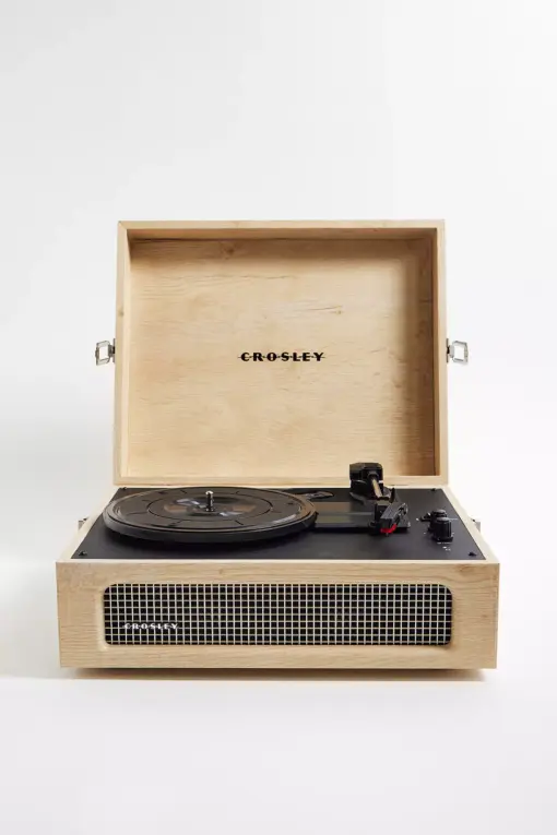 Crosley Voyager Wooden Portable Bluetooth Audio Turntable