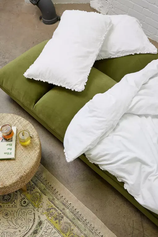 Theo Green Velvet XL Sofa Bed