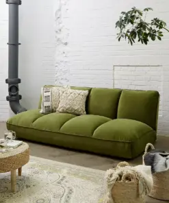 Theo Green Velvet XL Sofa Bed